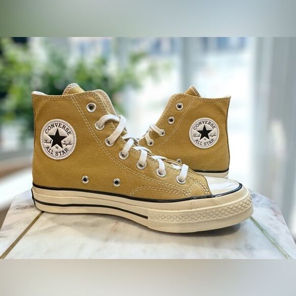 🔥🔥NEW Converse Chuck 70 Hi Limited Edition Sand Dunescape Women's 7.5 Men’s 5. - Picture 10 of 13